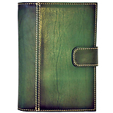 Papiernictvo - Kožený pracovný diár v zelenej farbe (limitovaná edícia) - 15196184_