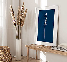 Grafika - Moderný obraz na stenu - Indigo lúčne kvety - 15201624_