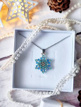 Sady šperkov - Stačí si priať | modrá cenovo výhodná sada náušníc a náhrdelníku - 15203903_