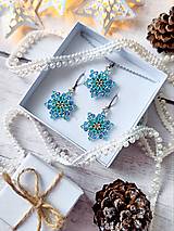 Sady šperkov - Stačí si priať | modrá cenovo výhodná sada náušníc a náhrdelníku - 15203910_