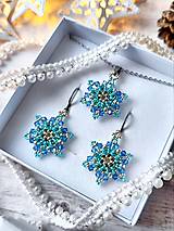 Sady šperkov - Stačí si priať | modrá cenovo výhodná sada náušníc a náhrdelníku - 15203911_