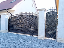 Dekorácie - Luxusná brána a bránička - 15202210_