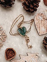 Náhrdelníky - Vianočný náhrdelník CHRISTMAS FOREST - 15205625_