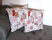 Úžitkový textil - Vianočná sada - stredový obrus + 2 vankúše - 15206264_