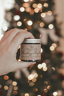 Sviečky - Vianočná sójová sviečka "Chrumkavý jablkový koláč" - 15205220_