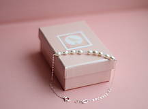 Náramky - Náramok s riečnymi perlami - darček pre mamu - 15207525_