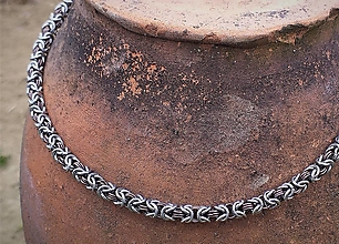 Pánske šperky - Náhrdelník krúžkovaný - 15205634_