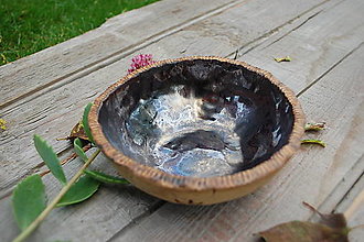 Nádoby - Keramická miska guľatá - 15206190_