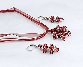 Sady šperkov - Souprava s keltskou kytičkou rosa - 15209020_