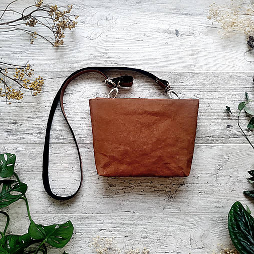 kabelka DINKY bag - karamelovo hnedá