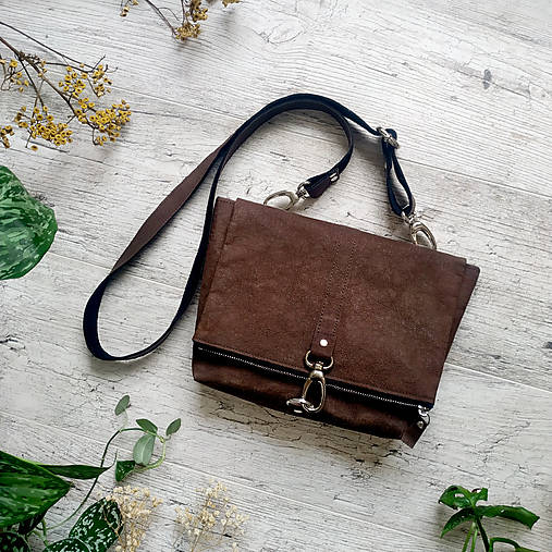 Kabelka DINKY bag - tmavo hnedá