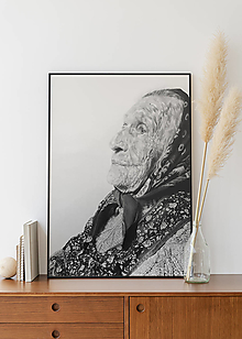 Kresby - Portrét "Babička" - 15209137_