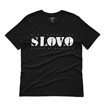 Topy, tričká, tielka - Kresťanské tričko "...ale povedz iba SLOVO" (Čierna) - 15208754_