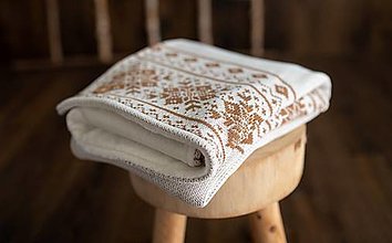 Detský textil - Detská deka a vankúšik,"Nórsky vzor", OEKO-TEX® - Sivo-Biela - 15211976_