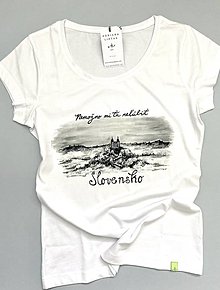 Topy, tričká, tielka - Ručne maľované tričko "Štiavnica" byAK - 15213437_