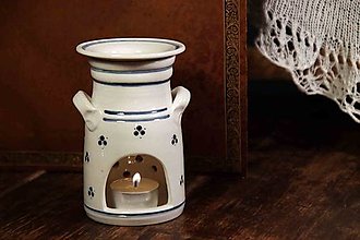 Svietidlá - Ručně vyráběná porcelánová Aromalampa (trojtečky) - 15213521_