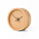 Hodiny - Drevené stolné hodiny z dubového masívu CT105107 - 15216796_