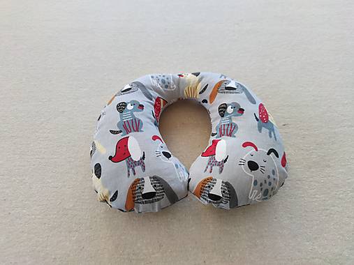Detský textil - Vlnienka Cestovný vankúšik pre deti S, M, L, XL Psíčkovia - 15218042_