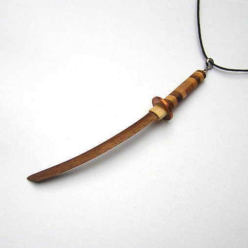 - Drevený prívesok - katana - 15220513_