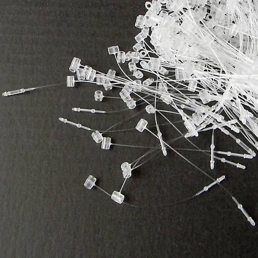 Nástroje - Splinty na cenovky - 8cm /biele/ - 100ks - 15220835_