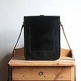 Pánske tašky - Pánska kožená taška *Black&Brown* - 15220782_