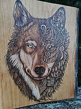 Obrazy - Vlk šaman - 15222165_