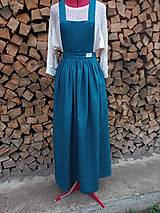 Sukne - Ľanová sukňa s trakmi (rôzne farby) - 15222461_
