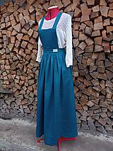 Sukne - Ľanová sukňa s trakmi (rôzne farby) - 15222463_
