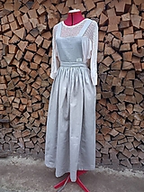 Sukne - Ľanová sukňa s trakmi (rôzne farby) - 15222472_