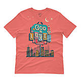 Topy, tričká, tielka - Kresťanské tričko GOD IS LOVE - 15224043_
