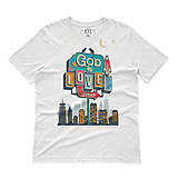 Topy, tričká, tielka - Kresťanské tričko GOD IS LOVE - 15224045_