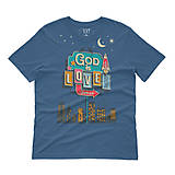 Topy, tričká, tielka - Kresťanské tričko GOD IS LOVE - 15224047_
