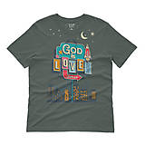 Topy, tričká, tielka - Kresťanské tričko GOD IS LOVE - 15224048_