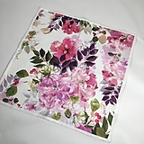 Úžitkový textil - dekoračný a kuchynský obrus kvety - 15224578_