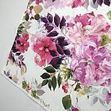 Úžitkový textil - dekoračný a kuchynský obrus kvety - 15224579_