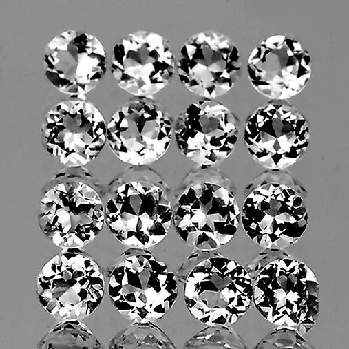 Minerály - Topás prirodny 2,5 mm - 15224660_