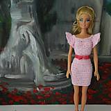 Hračky - Háčkované šatičky pre Barbie - 15224853_