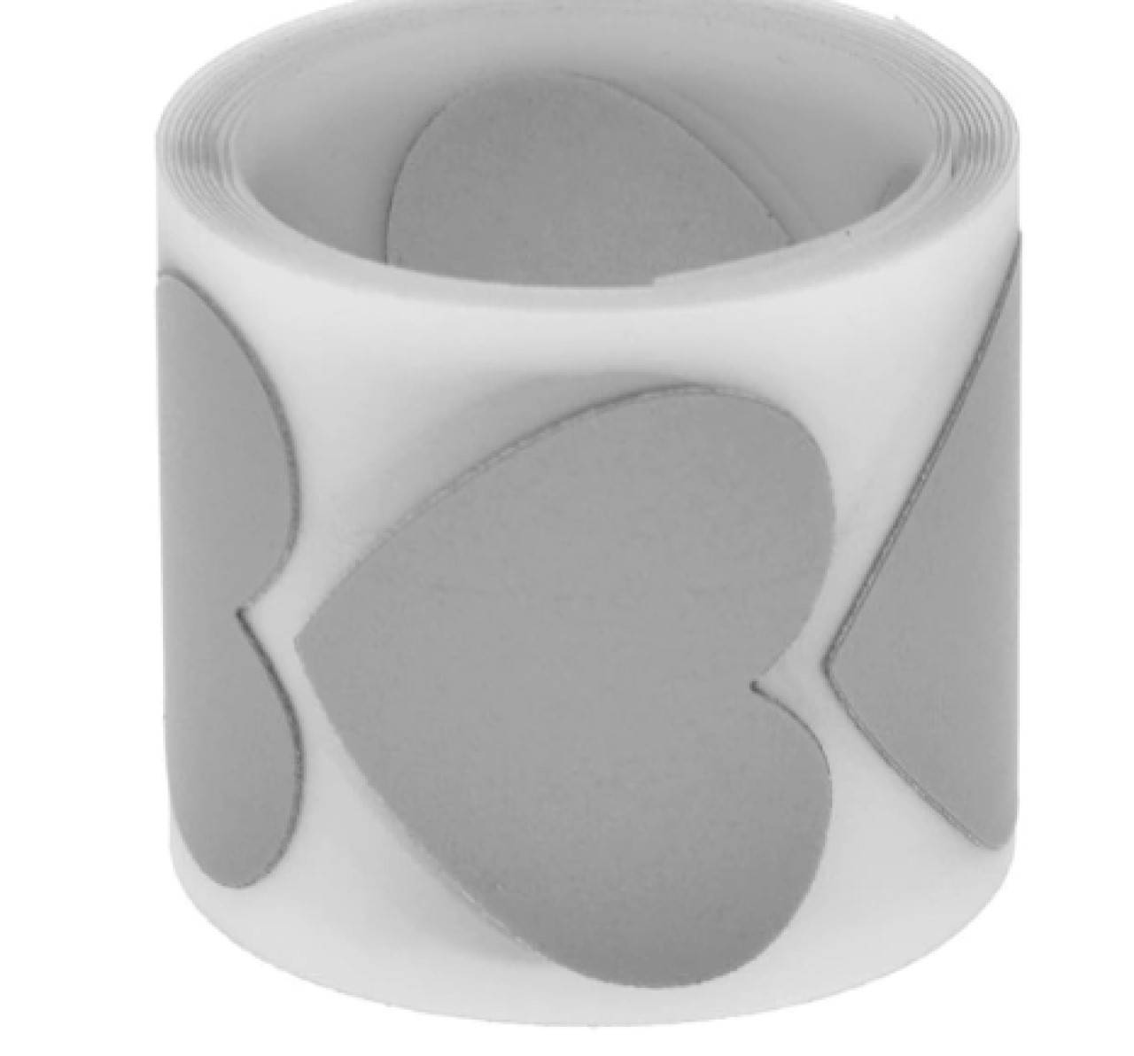 NZ107 Reflexná nažehlovačka cca. 2,5 cm - 3 cm  (srdiečko)