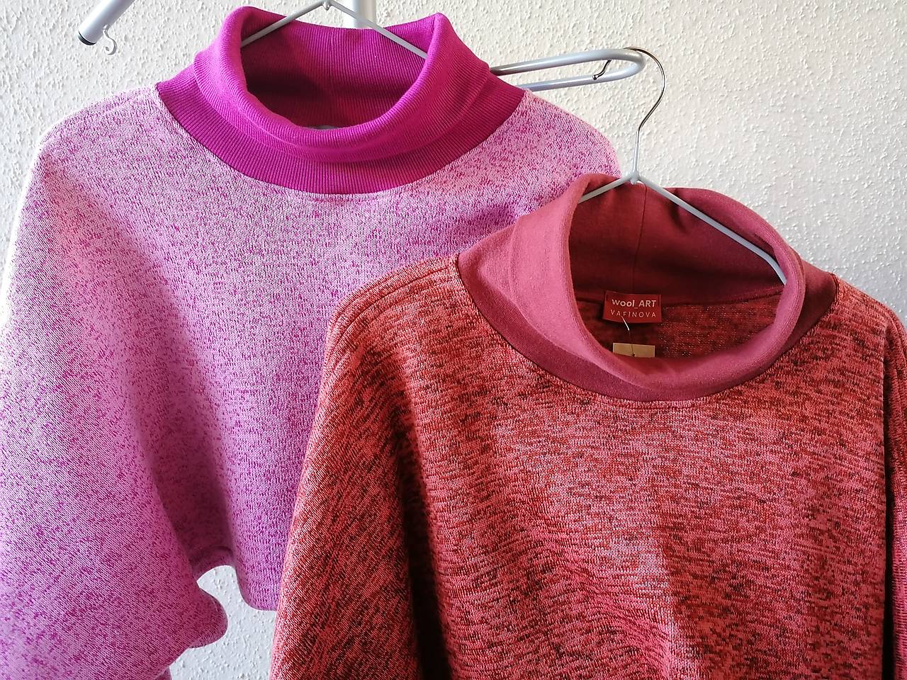 Krátka voľná mikina