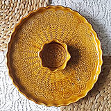 Iris Ochre keramický tanier