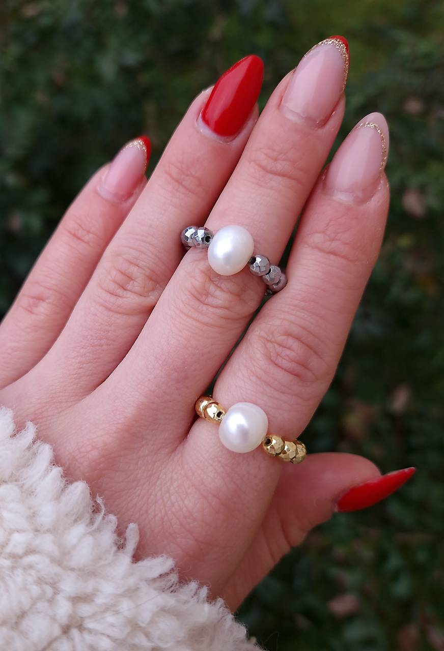 Prsteň s riečnou Perlou