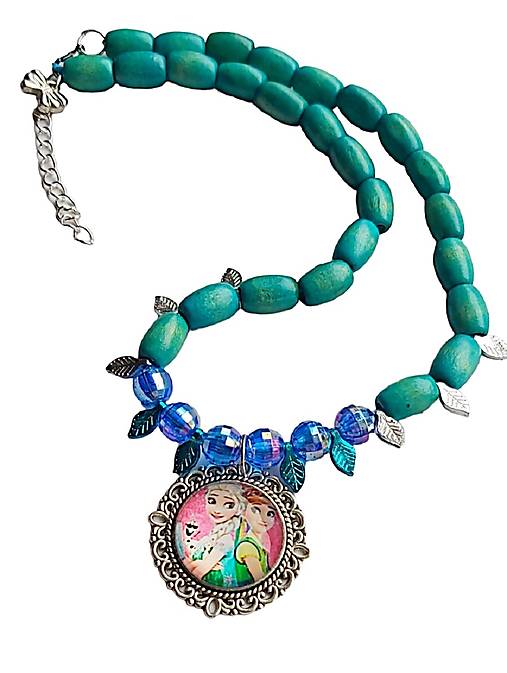 Detské doplnky - Náhrdelník Ľadové kráľovstvo - 15231095_