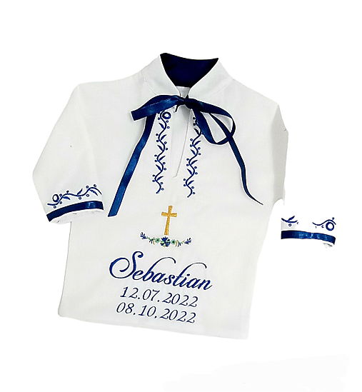 Detský textil - Košieľka folk - 15231990_