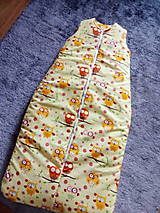 Detský textil - Zimný spací vak 130 cm - 15232153_