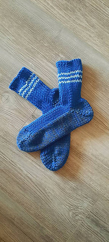Ponožky, pančuchy, obuv - ponožky rôzne veľkosti od 43 - 48 (44-45 modré) - 15232740_
