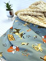 Detský textil - Detská deka s výplňou "Líška nr. 3" - 15233280_