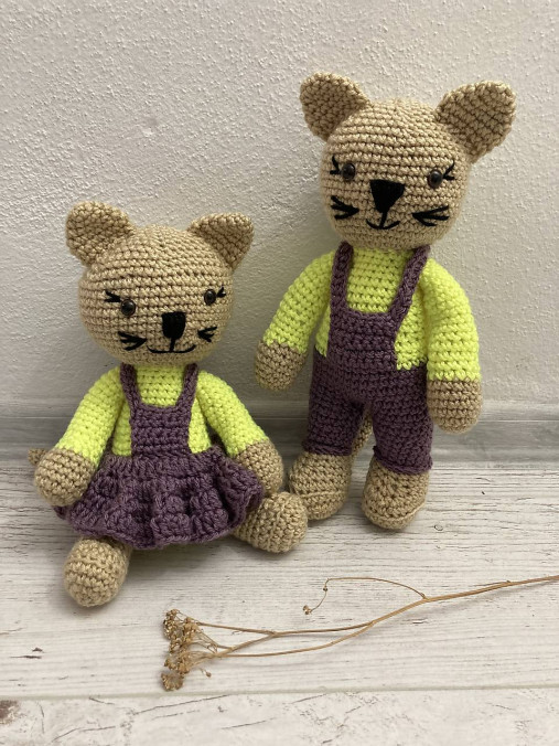 Hračky - ON a ONA zvieratká MAČIČKOVCI - 15233922_