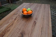 Nábytok - Drevený stôl ( jaseň, buk ), odtieň orech - 15235342_