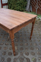 Nábytok - Drevený stôl ( jaseň, buk ), odtieň orech - 15235365_