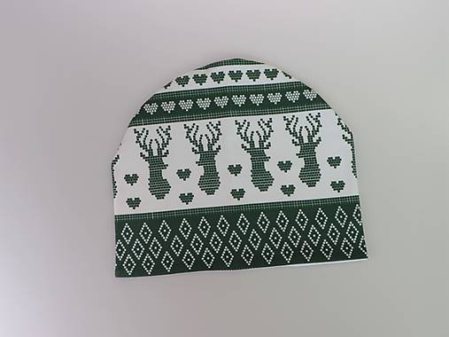 Digi Vianoce zelené čiapka, nákrčník alebo set
